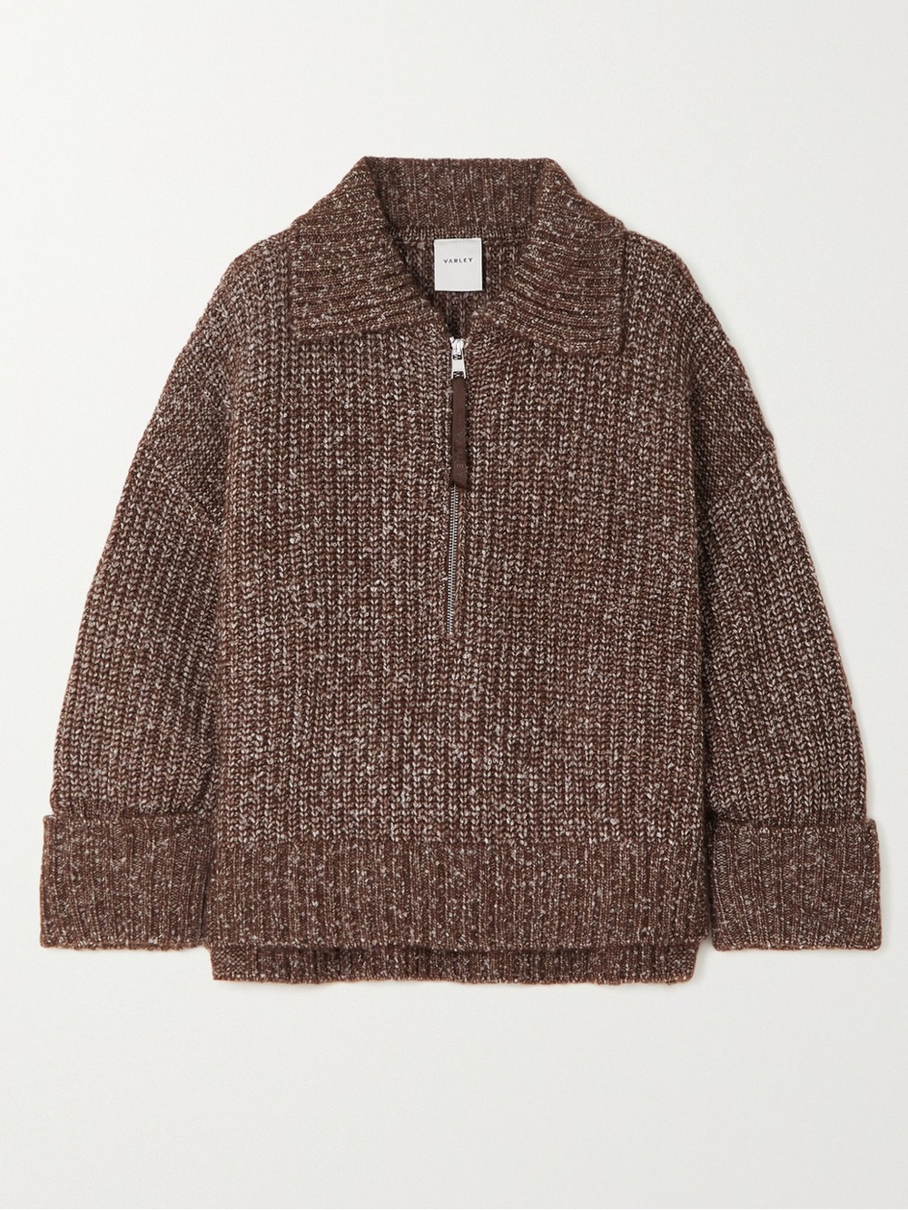 Varley Amelia Half Zip Knit Sweater